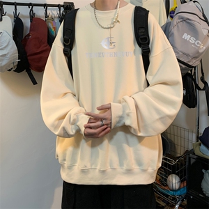 ！ 圆领卫衣男装港风长袖T恤男外套男WY164-P28图片
