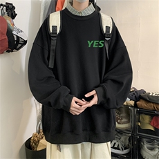 特P25控48秋冬新款男士圆领卫衣宽松休闲日常百搭上衣WQ2424，男装卫衣，电商B370