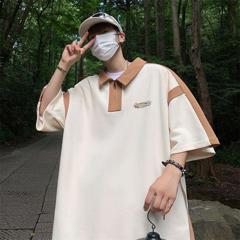 夏季百搭休闲宽松POLO衫短袖T恤男PL016-P35,男装Polo衫,星座308B-2