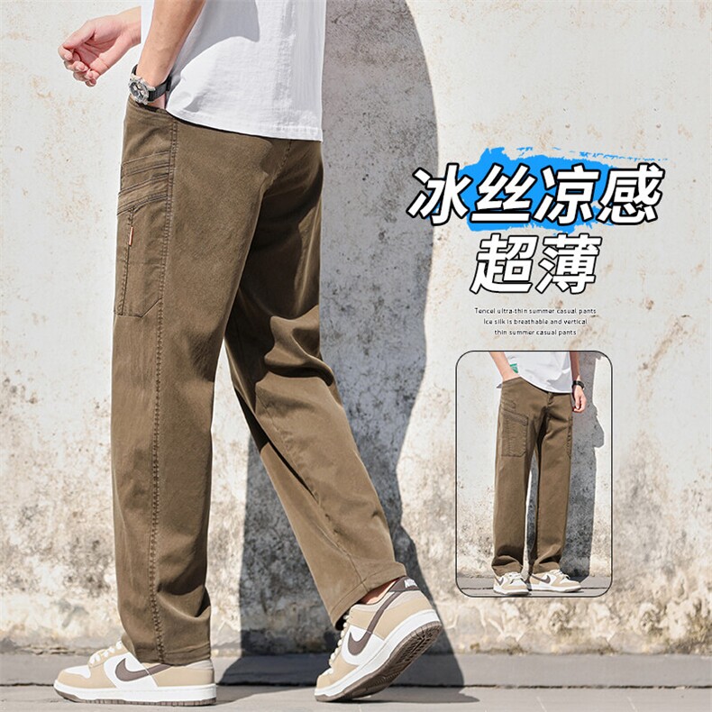 2025春夏季新款青少年多口袋工装裤男女直筒裤休闲长裤y6106现货,男装休闲裤,星座224-1