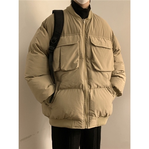 日系工装棒球服棉衣ZM088-P130控165图片