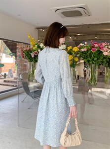 韩版甜美淑女时尚清新小碎花图片