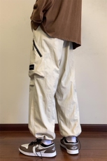 KP802P55港风工装休闲裤男宽松直筒束脚伞兵裤，男装休闲裤，星座1204-3