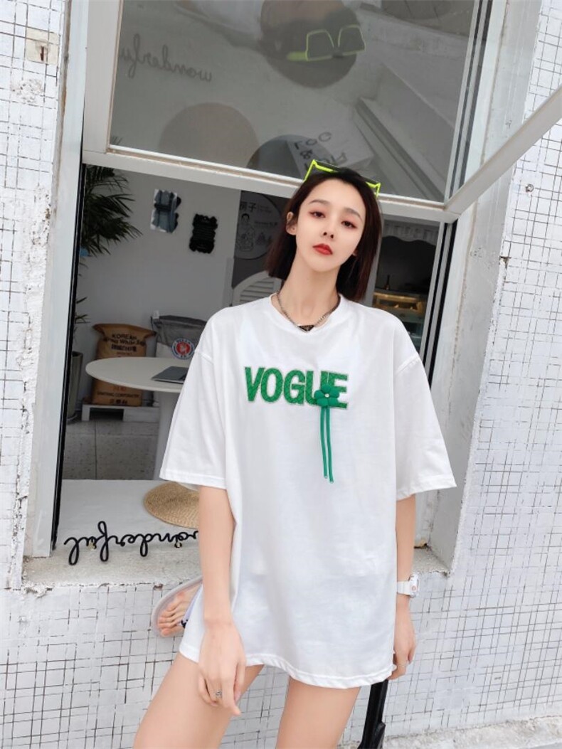 现货欧货烫钻大版T恤，女装T恤，泽妤