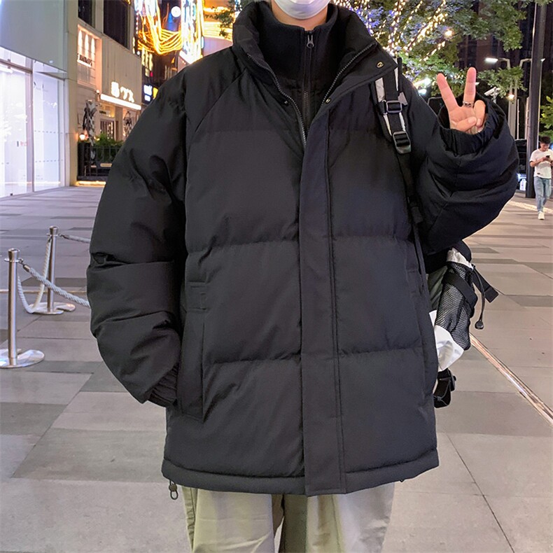 夜景冬季立领假两件光版保暖棉衣 二开大货 A406 MY8862 P85图片