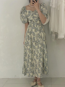 碎花长裙,其它,驿谷