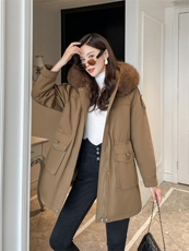 [现货]冬季新款大毛领派克服，其它，德尔菲娜