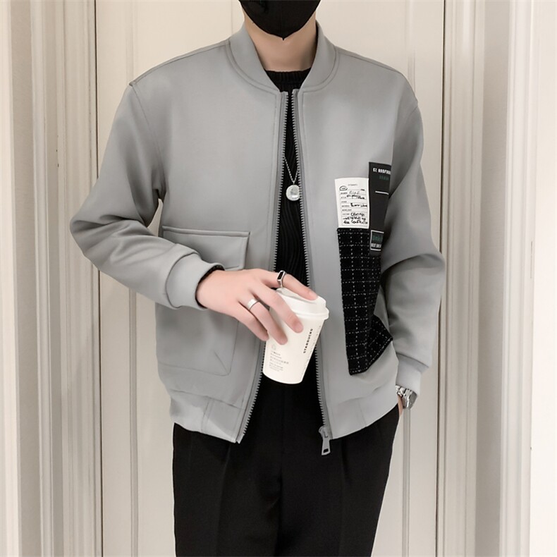 特价社会小伙风春季复古休闲棒球领外套时尚潮流夹克JK088-P55,男装夹克,电商A413