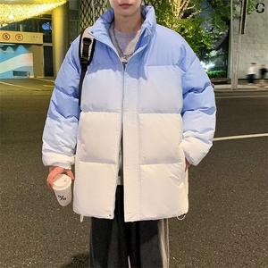 现货港风棉衣男渐变立领二开加厚棉袄DSA157B-M8860-特P75图片