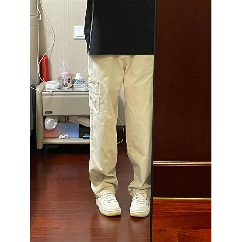 【有货】米杏色工装裤男款美式复古cleanfit裤子1007-KZD43WW-P45,男装工装外套,星座1007（原301D）