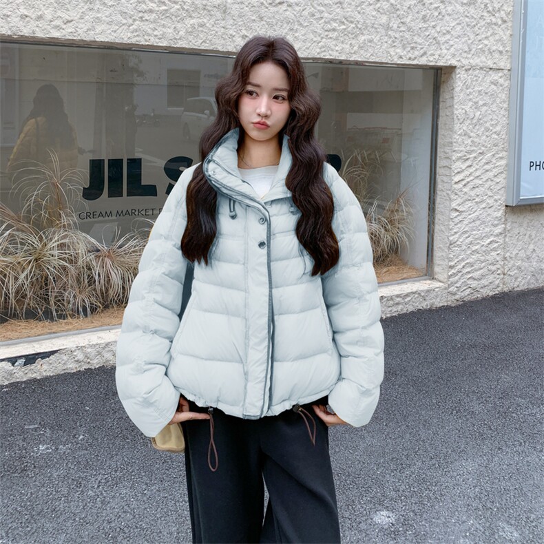 现货新款外套排骨款轻薄保暖休闲宽松女外套羽绒服,女装羽绒服,然然