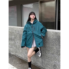 2025户外防雨雪防风硬壳外休闲时尚冲锋衣轻量修身徒步男女外套，男装夹克，星座506A