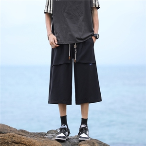 夏季百搭休闲裤七分裤简约潮流男裤风裤子A061-ED50072-p35图片