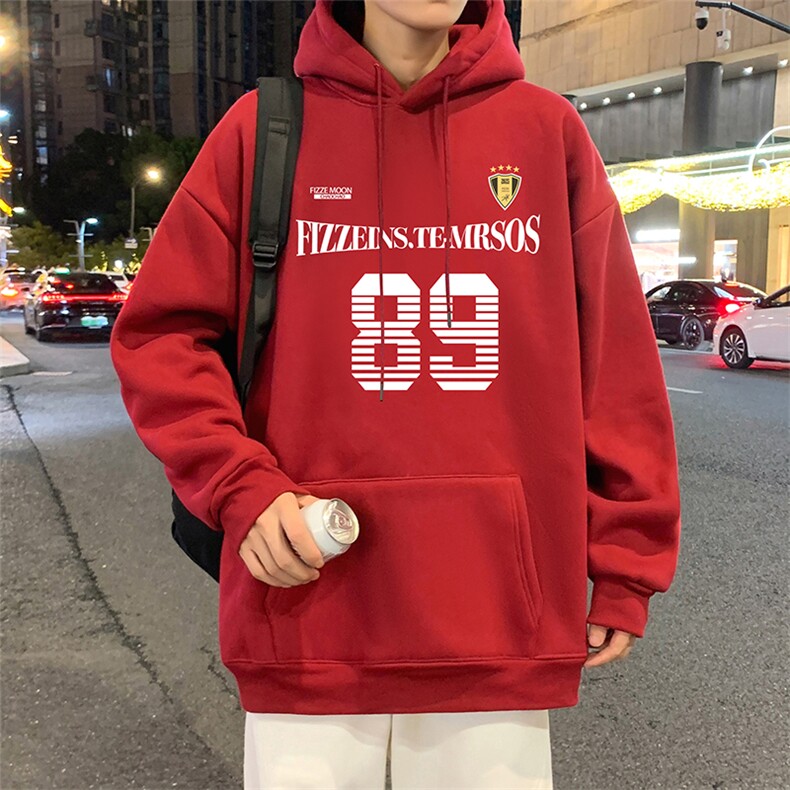CM125卫衣男新款休闲美式外套宽松重磅纯棉大码长袖帽衫,女装短外套,星座304A
