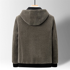 金貂绒石墨烯背托毛胆夹克中年加厚棉服BY3085-P180，男装夹克，星座1105-3