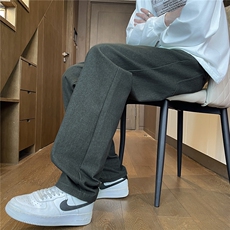 2025休闲裤男士新款宽松直筒阔腿爸爸装长裤男春秋M2555-P45，男装休闲裤，星座509