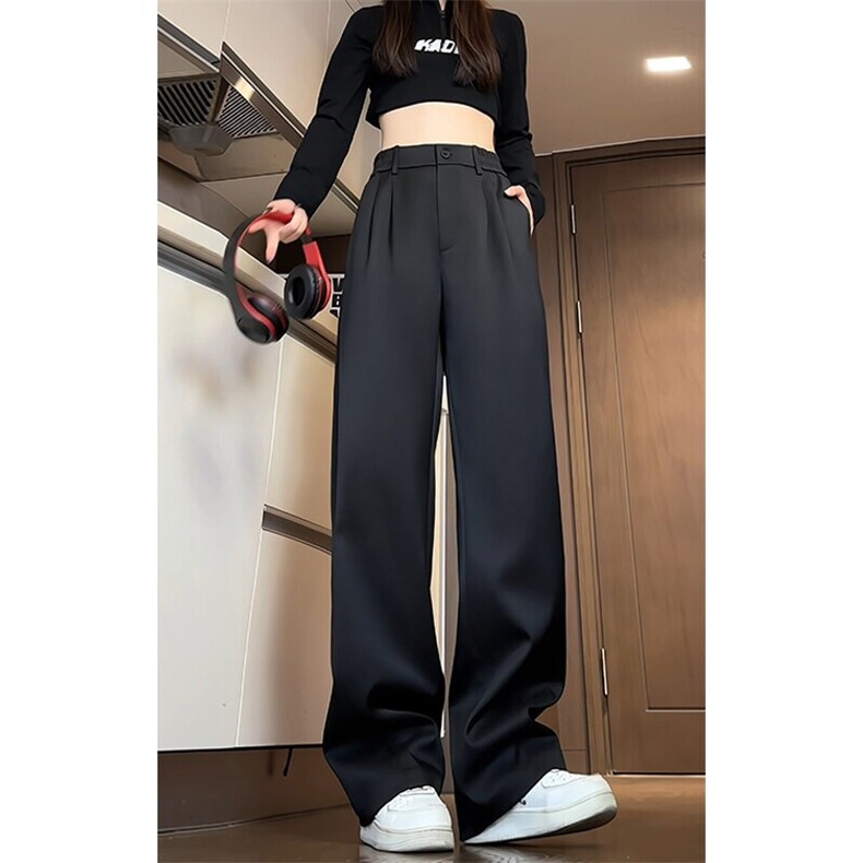 特批P38无差价新款港风高级感休闲西裤男拼接宽松直筒裤K5607，男装西裤，电商A001