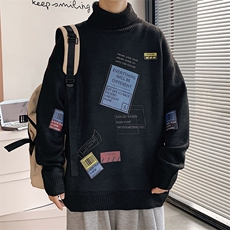 ！主推2022高品质男士高领毛衣百搭潮牌保暖针织衫M703P60，男装针织衫/毛衣，电商B220