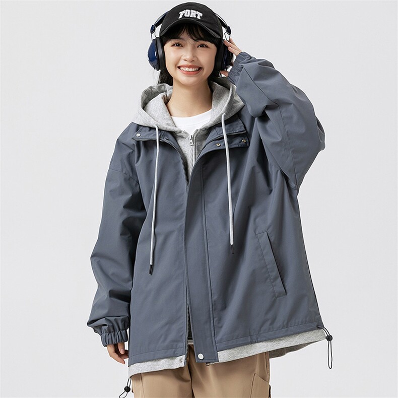 秋季现货假两件夹克男二开三防冲锋衣外套DSA157B-JK763-特P70,男装夹克,电商A157B