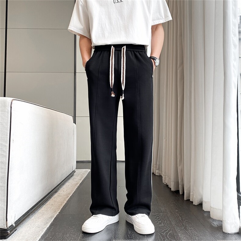 2024店主秋季直筒休闲裤宽松百搭潮流时尚运动长裤男K07-P60,女装休闲裤,电商A413