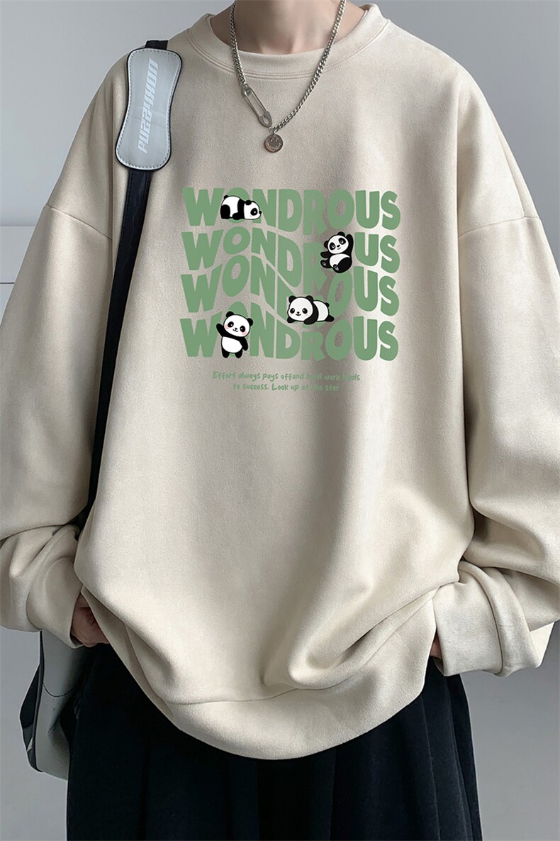 麂皮绒卫衣男大码重磅长袖t恤男JW81376-P35,男装卫衣,电商A040