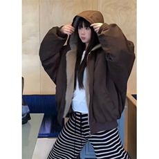 美式复古座山雕短款连帽毛领棉服女冬派克服棉衣外套M9922，男装棉衣，星座1116A（原606A-3）