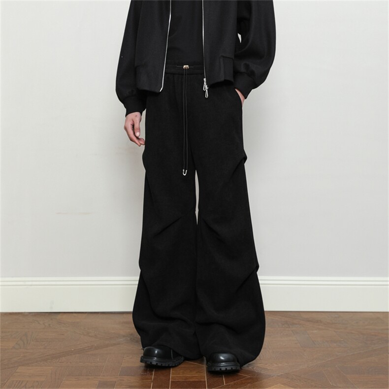 903-WK160-P65S-XXL灯芯绒加绒休闲裤【咖色黑色】3-3，男装卫衣，星座903