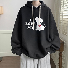 连帽卫衣男大码胖子帽衫大号运动服WY2448-P35，男装卫衣，电商A040