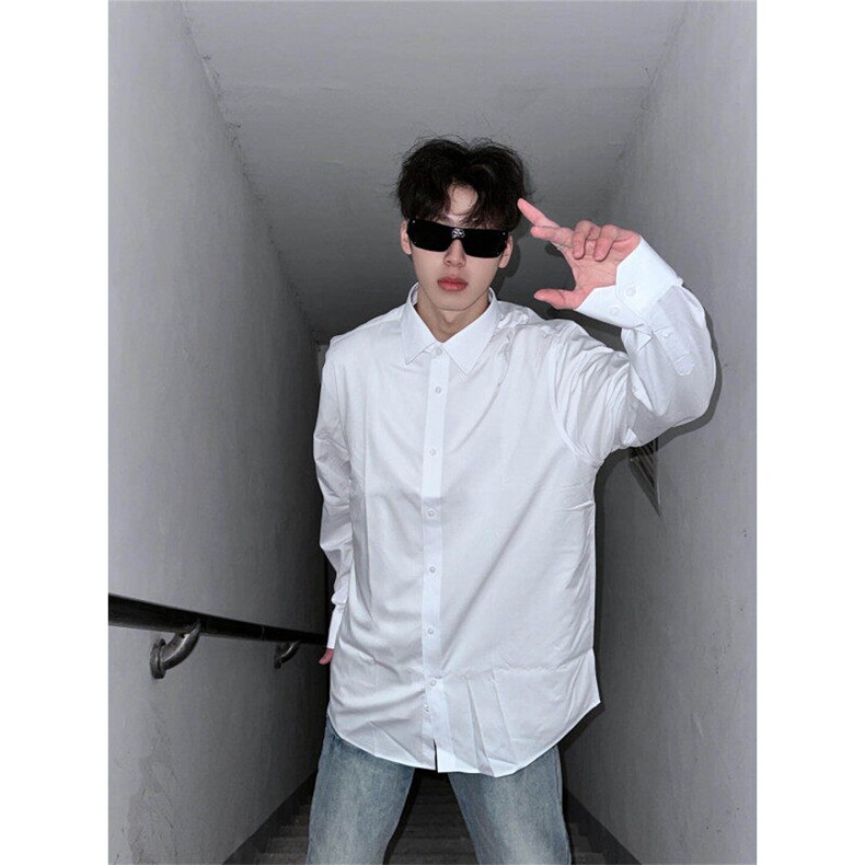 SC013LL-特P27dk制服衬衫男学院风情侣装纯色衬衣,男装衬衫,星座1007（原301D）