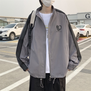男夹克青少年立领长袖潮夹克BQ53P48图片