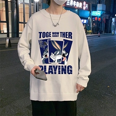 圆领毛衣男大码针织衫男毛线衣线衫M67234-P45加绒款-P65，男装针织衫/毛衣，电商A040