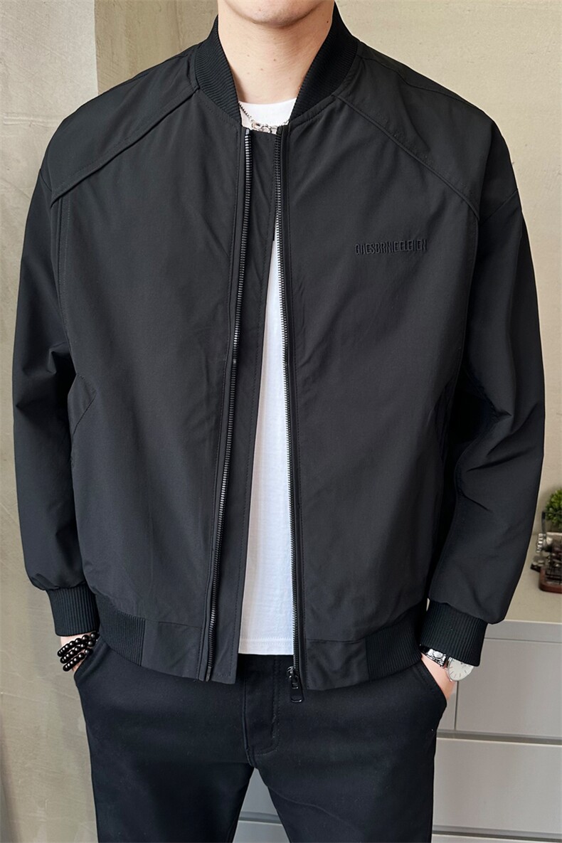 美式飞行员夹克2025春秋宽松大码休闲棒球服外套JK6511-P130,男装夹克,电商A237