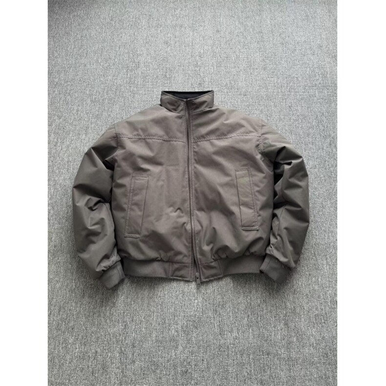 M9600-P75灰色飞行教练夹克棉服男款冬季立领美式短款棉衣外套,男装夹克,星座215-1