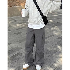 口袋伞兵裤工装裤春秋季男生2025新款宽松长裤子简约休闲K11，男装工装外套，星座1116A（原606A-3）