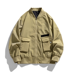 109-JK2332-P78 日系白底秋季新款大码休闲夹克外套 L-9XL 控118图片