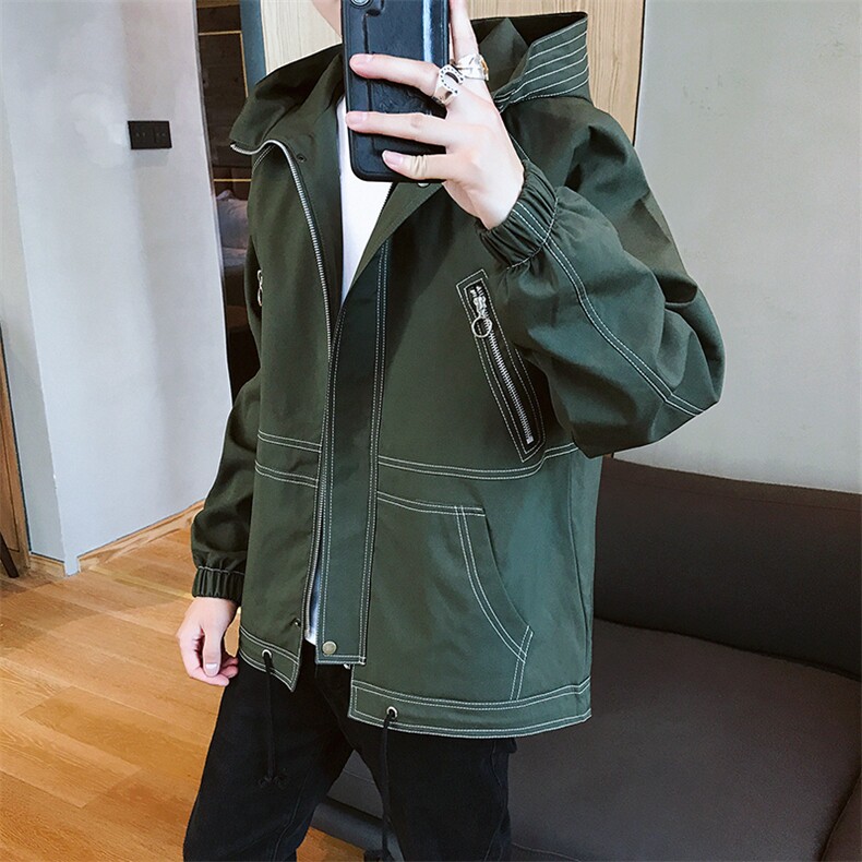 2021春季夹克外套男士登山工装外套休闲茄克DS226T,男装夹克,电商A102