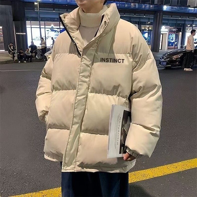 W612-P882025冬季韩版潮流加厚棉服立领潮牌ins宽松痞帅棉衣外套,男装棉衣,星座911-1