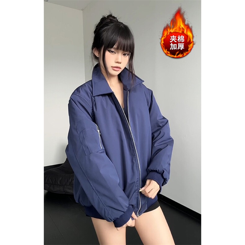 夹克棉服短款教练飞行冬季夹棉加厚休闲外套男5D1180-TP5598,男装夹克,电商A102