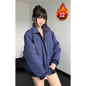 夹克棉服短款教练飞行冬季夹棉加厚休闲外套男 5D1180-TP5598图片