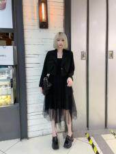 2021-12两件套连衣裙，女装连衣裙，春霓公主