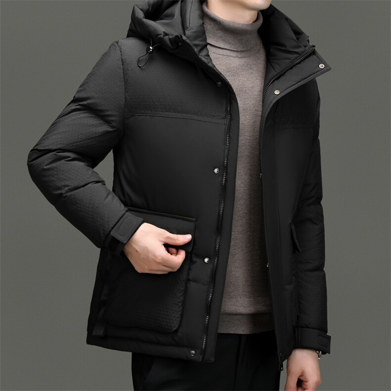 BZB2366钱塘2020-2商务休闲百搭简约冬季厚款中年男士羽绒服P240,男装羽绒服,钱塘207-2