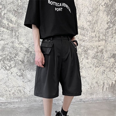 2023夏季新款港风外景大码休闲西装短裤M-5XHK22290-P40，男装西裤，电商A022