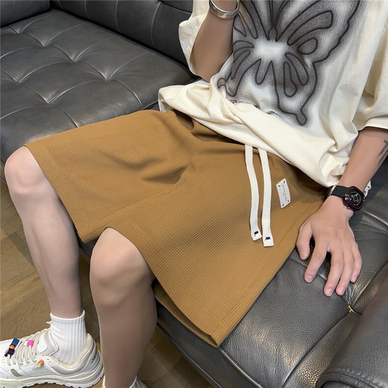 夏季透气垂感短裤男休闲裤D329-QM707-特P28-控48图片