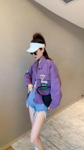 夏季新款彩色牛仔外套，女装，雪儿诱惑