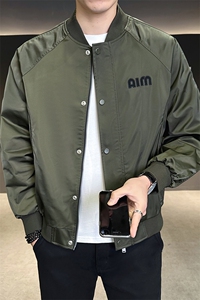 2026新款春季棒球服男士外套大码男装夹克上衣 A313-J112536-P145图片