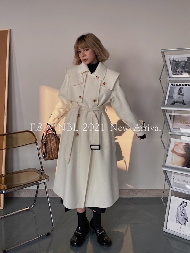 新款帽子款羊绒大衣，其它，慕容神话