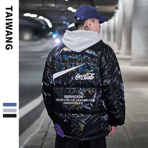 90%白鸭绒 冬装新款亮色立领羽绒服男潮流个性外套 A436-912-P175图片