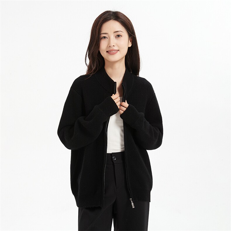 百搭男女同款羊毛开衫加厚保暖外套经典显瘦品质羊毛材质男装，男装羊毛衫，牧绒家园