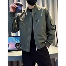 高端痞帅夹克外套男士春秋冬季2025新款休闲棒球服男款JA207，男装夹克，星座1116A（原606A-3）