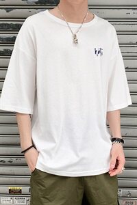 短袖男t恤 潮流夏季男士宽松圆领纯棉上衣体恤半袖DS344TP25图片